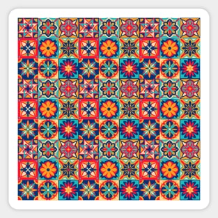 Azulejo #11- vector Portuguese Moorish pattern Sticker